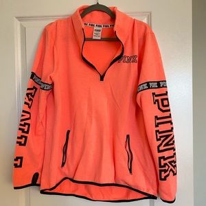 VS PINK Orange Sweatshirt